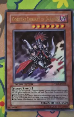 Gorz the Emissary of Darkness YR01-EN003 Yu-Gi-Oh! R Manga Promo Limited Edition - Image 1