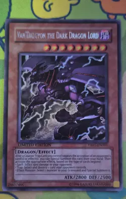 Van'Dalgyon The Dark Dragon Lord YR01-EN001 Yu-Gi-Oh! R Manga Promo - Image 1