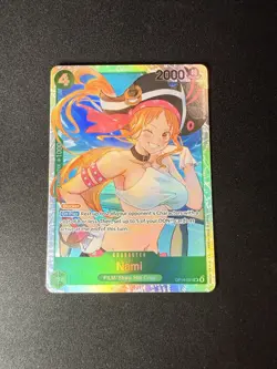 Nami SR OP14-031 The Azure Sea's Seven Foil Card One Piece TCG - Image 1