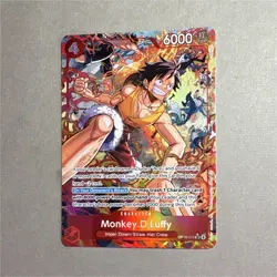 One Piece Card Monkey D. Luffy OP16-015 English SR - Image 1