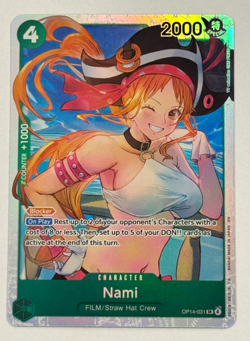 One Piece The Azure Sea's Seven (OP-14) Nami OP14-031 - Super Rare - Image 1