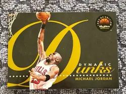 1993-94 Skybox Premium Michael Jordan Dynamic Dunks #D4 Bulls RARE ERROR READ! - Image 1