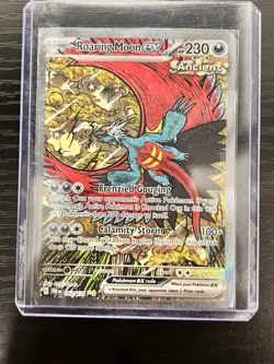 Pokemon Roaring Moon ex 162/131 SV Prismatic Evolutions SIR Holo 230 HP ENG - Image 1