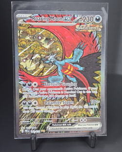 Pokemon Roaring Moon ex 162/131 SV: Prismatic Evolutions SIR Holo 230 HP - Image 1