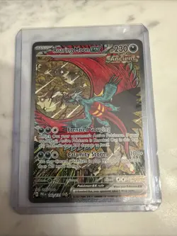 Pokemon Roaring Moon ex S&V Prismatic Evolutions 162/131 SIR HOLO ENGLISH - Image 1