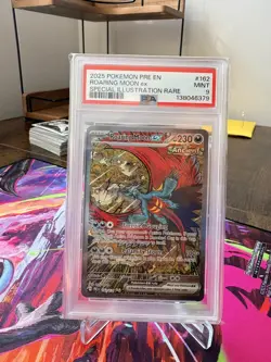 Roaring Moon EX 162/131 Sv: Prismatic Evolutions SIR PSA 9 - Image 3