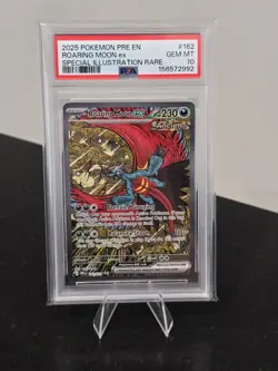 Roaring Moon ex SIR Prismatic Evolutions 162/131 PSA 10 Gem Mint - Image 1