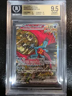 Roaring Moon EX - Prismatic Evolutions SIR - 162/131 - Beckett 9.5 - Image 1