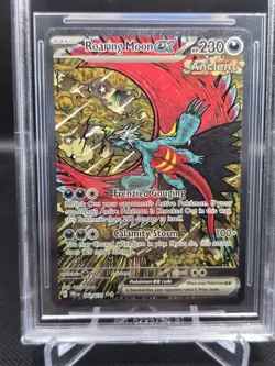 Pokemon Prismatic Evolutions Holo SIR Roaring Moon EX 162/131 BGS 9.5 GEM MINT - Image 4