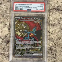 Roaring Moon EX Sir 162/131 Prismatic Evolutions PSA 10 - Image 1