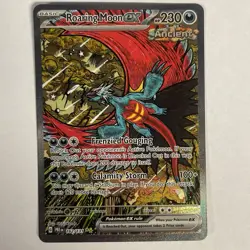 Roaring Moon EX 162/131 Prismatic Evolutions Special Illustration Rare SIR Holo - Image 1