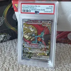 PSA 10 GEM MT 💎 - Roaring Moon ex 162/131 Prismatic Evolutions SIR - Image 5