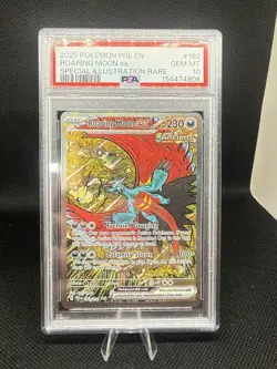 Pokemon TCG Roaring Moon ex 162/131 Sv: Prismatic Evolutions SIR Holo PSA 10 - Image 1