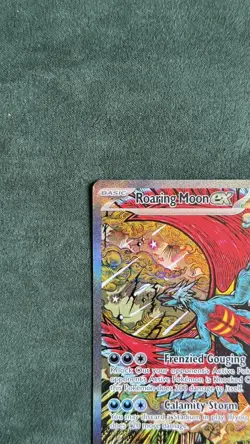 Pokemon Roaring Moon ex 162/131 NM Prismatic Evolutions Shinji Kanda SIR - Image 3