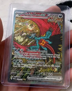 Pokemon TCG Roaring Moon EX 162/131 Prismatic Evolutions SIR Full Art Secret NM - Image 4