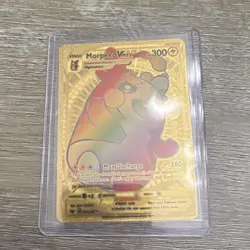 Pokemon Morpeko VMAX Secret Rare Gold Foil 204/202 Sword & Shield Pokemon Card - Image 1