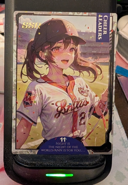 Cute Baseball Girl SSR-11 MS2 Goddess Story Card Mei Se 2 Waifu TCG Anime - Image 1