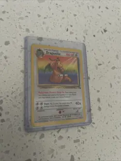 Pokemon TCG Dragonite 19/62 Fossil Non-Holo Rare Card LP Condition - Image 1