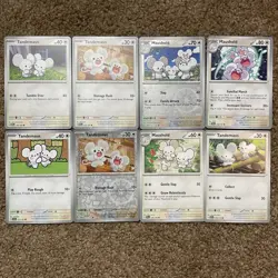 Pokemon TCG: 8 Maushold/Tandemaus Cards Reverse Holos - NM - Image 1