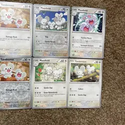 Pokemon TCG: 8 Maushold/Tandemaus Cards Reverse Holos - NM - Image 3