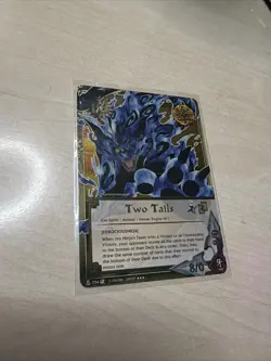 Two Tails [Ferociousness] 734 Naruto Super Rare Foil Card NM - Image 1
