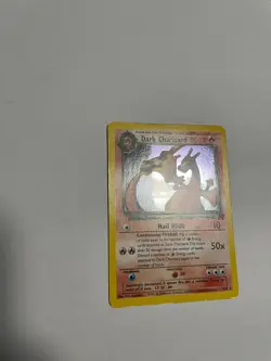 Dark Charizard CLEAN 4/82 Team Rocket Holo Pokemon Card Unlimited WOTC Year 2000 - Image 5