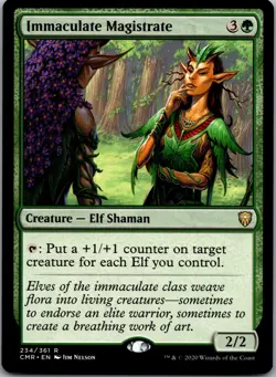 Immaculate Magistrate 234 Rare Commander Legends Magic: The Gathering LP - Image 1