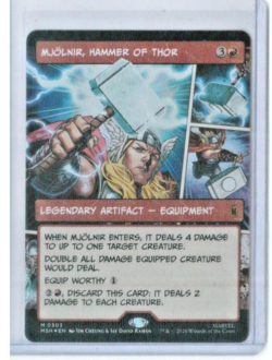 MTG Mjolnir, Hammer of Thor (Borderless) Mythic FOIL NM-M Unplayed - Image 1