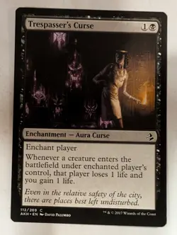 Trespasser's Curse - Amonkhet - Magic the Gathering MTG Nice! - Image 1