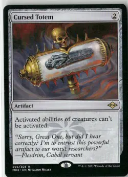 Cursed Totem | | Modern Horizons 2 | 295 | NM | MTG - Image 1