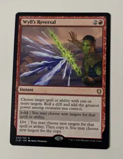 Wyll's Reversal Commander Legends: Battle for Baldur's Gate Regular CLB 209 MTG - Image 1