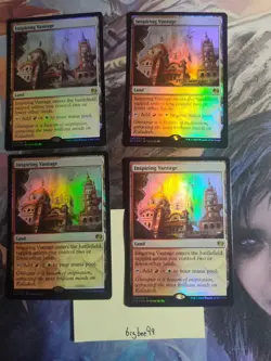 4x Inspiring Vantage - Kaladesh - MTG - Foil Rare - Magic the Gathering LP - Image 1