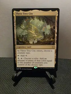 Three Tree City [BLB - 260] - Bloomburrow R Land - Magic The Gathering MTG - Image 1