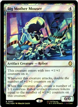 Big Mother Mouser (Surge Foil) - #37 - Rare - Teenage Mutant Ninja Turtles - TMC - Image 1