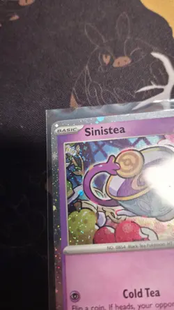 Pokemon - Sinistea 062 Black Star Promo COSMOS HOLO NM SWIRL - Image 3