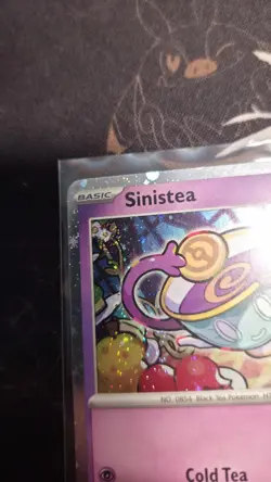 Pokemon - Sinistea 062 Black Star Promo COSMOS HOLO NM SWIRL - Image 4