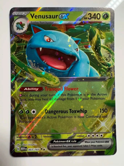 Venusaur ex 003/165 Double Rare 151 Pokemon Near Mint - Image 2