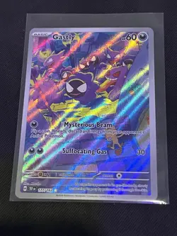 Pokemon TCG Gastly 177/162 SV05 Temporal Forces Illustration Rare Holo Eng 2024 - Image 1