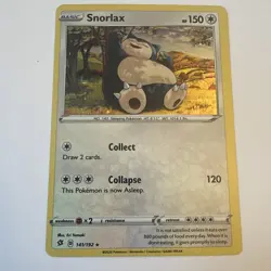 Snorlax 141/192 Rare Cosmos Holo Rebel Clash Pokemon TCG NM - Image 1