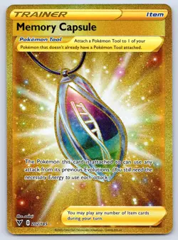 Memory Capsule 202/185 Vivid Voltage Holo Pokemon NM - Image 1