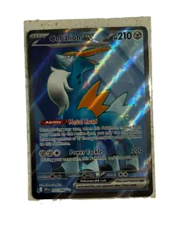 Cobalion EX 103/086 Chaos Rising Ultra Rare Holo English Pokemon TCG - Image 1