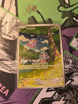 Pokemon TCG Tangela 178/165 Sv: Scarlet & Violet 151 IR NM - Image 1
