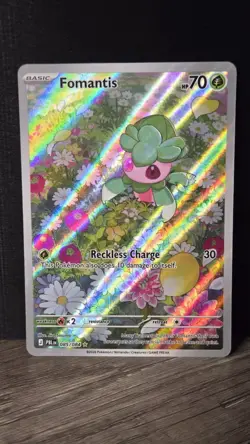 Fomantis 085/084 Illustration Rare Pitch Black Pokemon Holo NM/M - Image 1