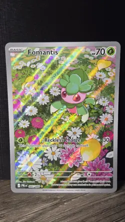 Fomantis 085/084 Illustration Rare Pitch Black Pokemon Holo NM/M - Image 3