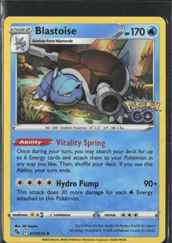 Pokemon GO #017/078 Blastoise - Image 1