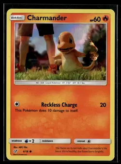 Charmander 4/18 Detective Pikachu Common Pokemon - Image 1