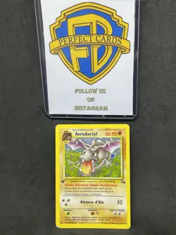 POKEMON FOSSIL 1 EDIZIONE AERODACTYL HOLO 1/62 PL/PR ITA - Image 1