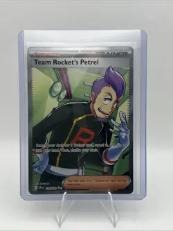Team Rocket's Petrel 226/182 Ultra Rare Destined Rivals Pokemon NM - Image 3