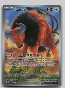 Pokemon TCG Tauros ME04: Chaos Rising 096/086 NM - Image 1