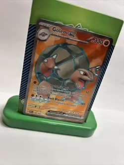 Pokemon Golem ex Full Art Holo Ultra Rare Sv: Scarlet & Violet 151 189/165 - Image 2